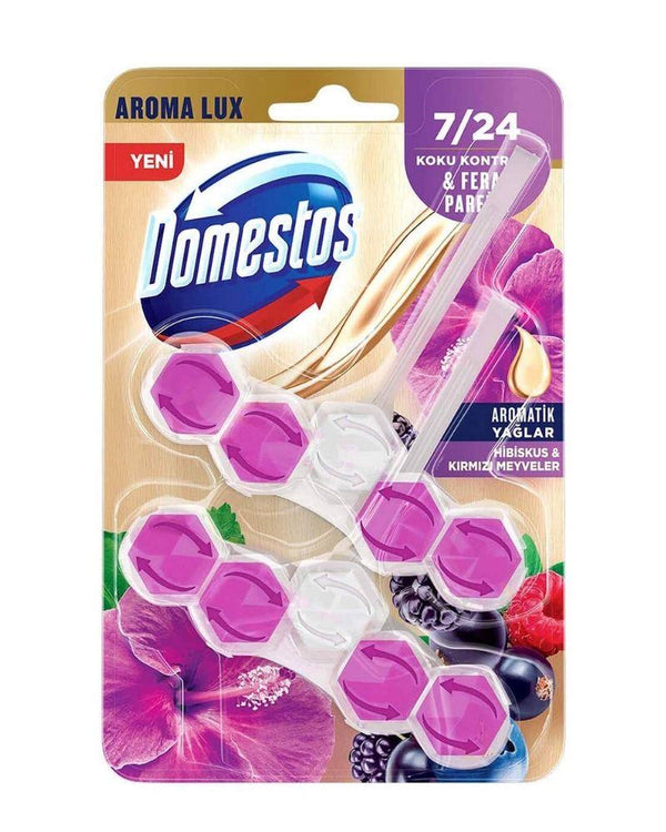 Domestos Tuvalet Bloğu Aroma Lux Hibiskus & Kırmızı Meyveler 100 g