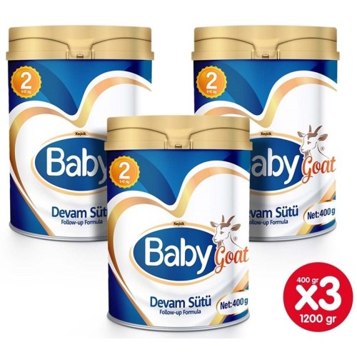 Baby Goat 2 Keçi Sütü Bazlı Devam Sütü 400 gr x 3 Adet Fiyatı