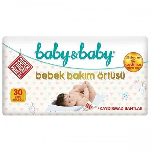 Baby Baby Bebek Bakım Örtüsü 60x60 cm Alt Açma Bezi 30 lu Fiyatı
