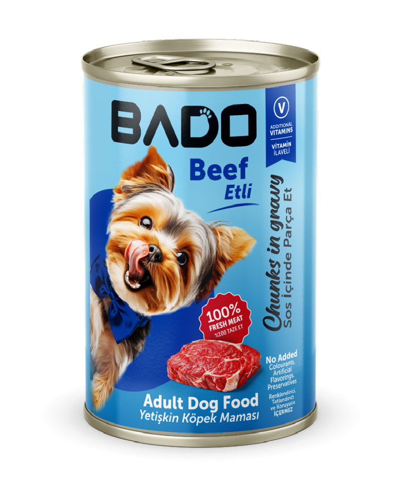 Bado Yaş Köpek Maması Etli 400G