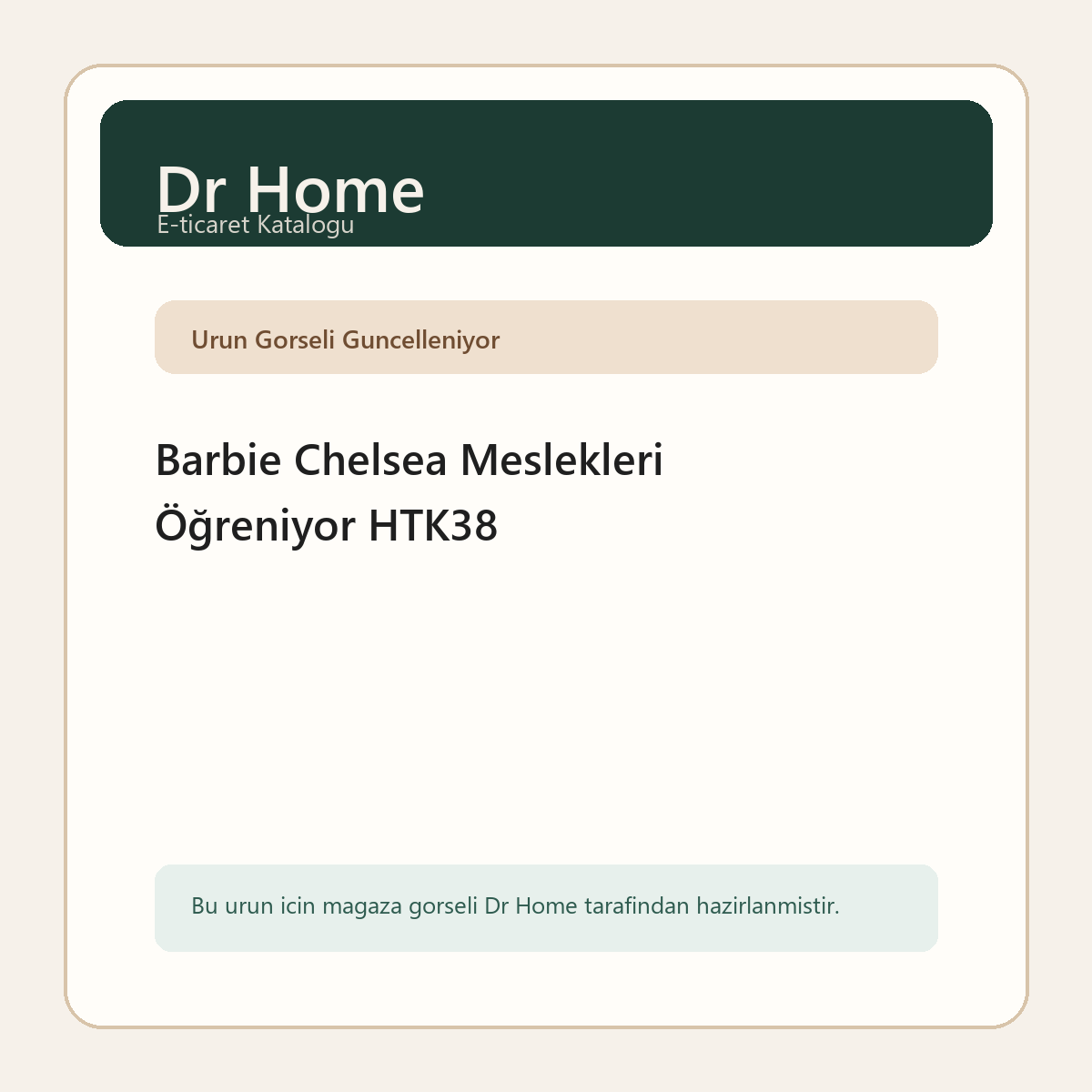 Barbie Chelsea Meslekleri Öğreniyor HTK38