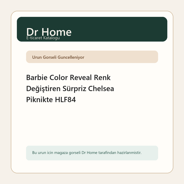 Barbie Color Reveal Renk Değiştiren Sürpriz Chelsea Piknikte HLF84