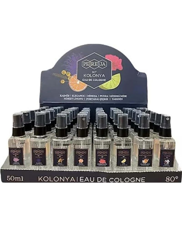 Peraja Pereja 8 Farklı Koku Spreyli Karma Koli 50 ml X 48 Adet