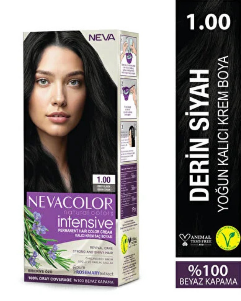 NevaCOLOR Intensive 1.00 Derin Siyah