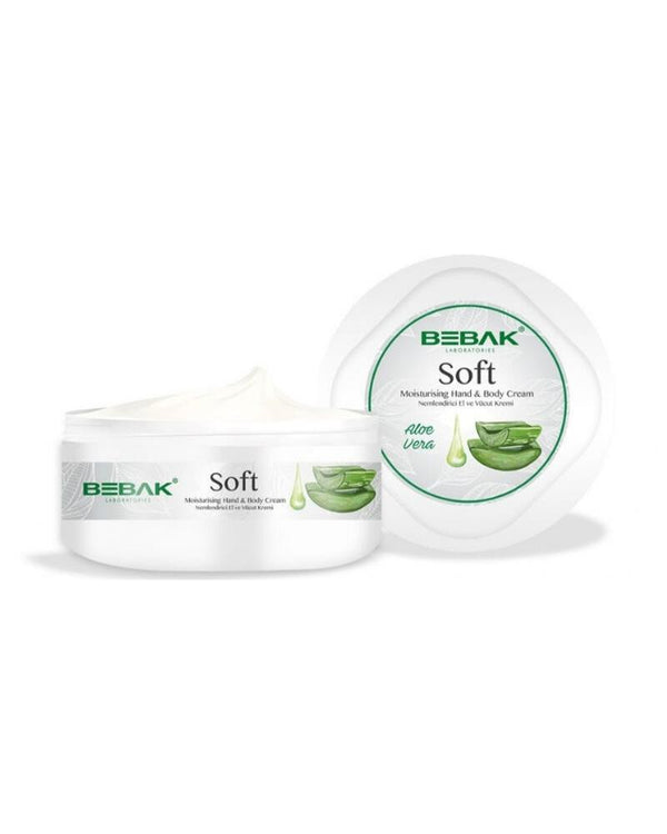 Bebak Nemlendirici El & Vücut Kremi - Soft Aleo &ra Moisturising Hand & Body Cream 300 ml 8690841013424