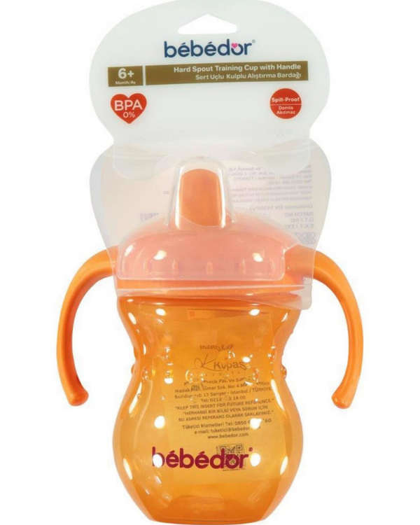 Bebedor Sert Uçlu 6 Ay Kulplu Alıştırma Bardağı 270 ml