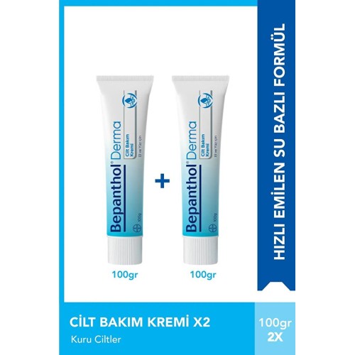 Bepanthol Derma Cilt Bakım Kremi 100 gr x 2 Adet Fiyatı