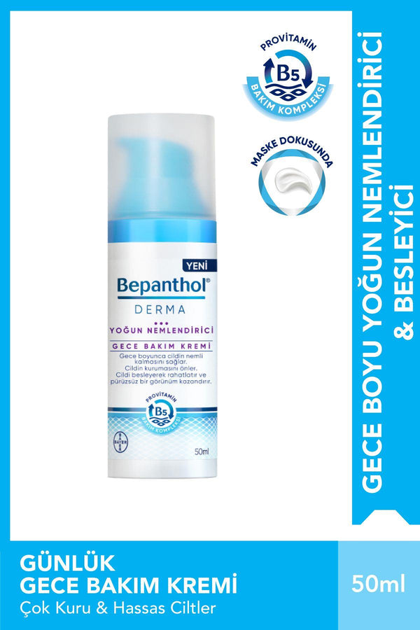 Bepanthol Derma Yoğun Nemlendirici Gece Bakım Kremi 50 ml Fiyatı