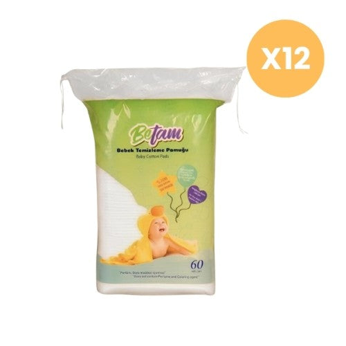 Betam Bebek Temizleme Pamuğu 60 lı x 12 Adet