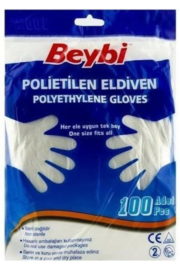 Beybi Polietilen Eldiven 100lü Adet (frıncı Eldiven)