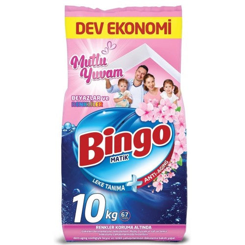 Bingo Matik Konsantre Toz Deterjan Mutlu Yuvam 10 kg Fiyatı