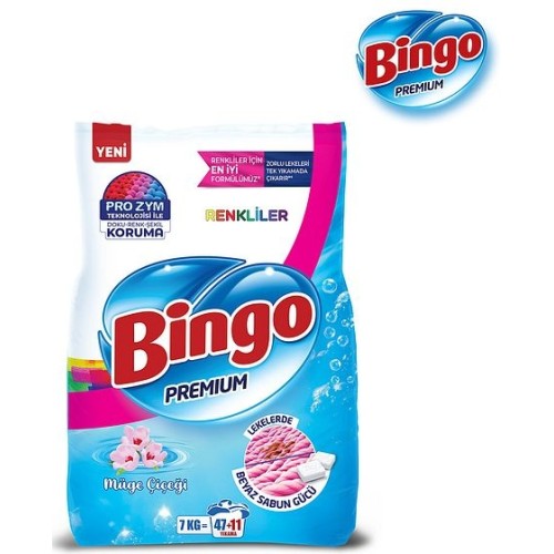 Bingo Premium Toz Çamaşır Deterjanı Renkli 7 kg Fiyatı