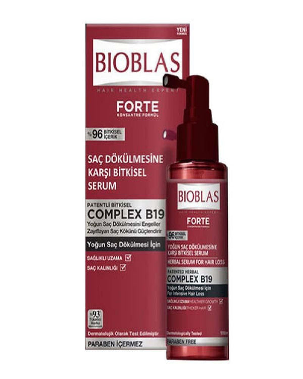 Bioblas Forte Complex B19 Saç Dökülmesine Karşı Bitkisel Serum 100 ml