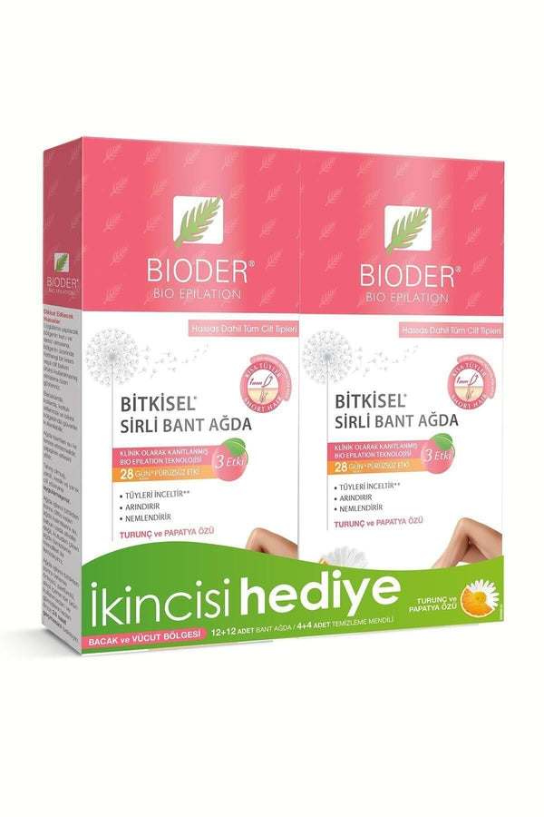 Bioder Bitkisel Sirli Bant Ağda Hassas Dahil Tüm Cilt Tipleri