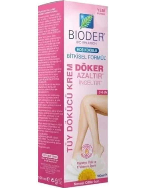 Bioder Normal Ciltler Için Tüy Dökücü Krem 100 ml