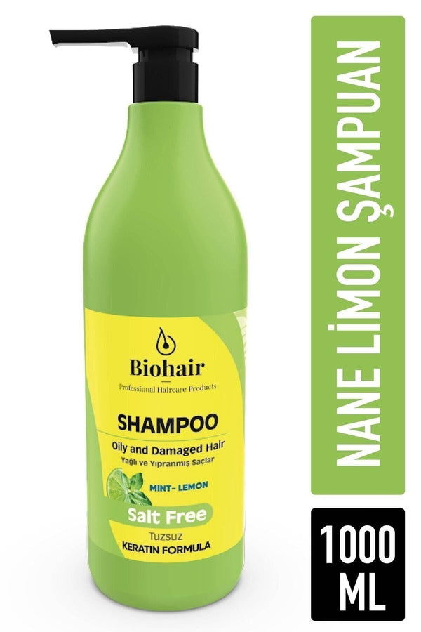Biohair Tuzsuz Keratinli Nane Limon Şampuan1000ml