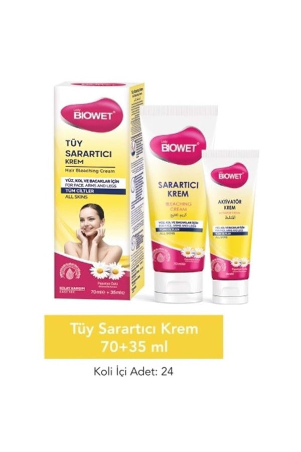 biowet Lady Tüy Sarartıcı Krem 70 35ml Tüm Cilt