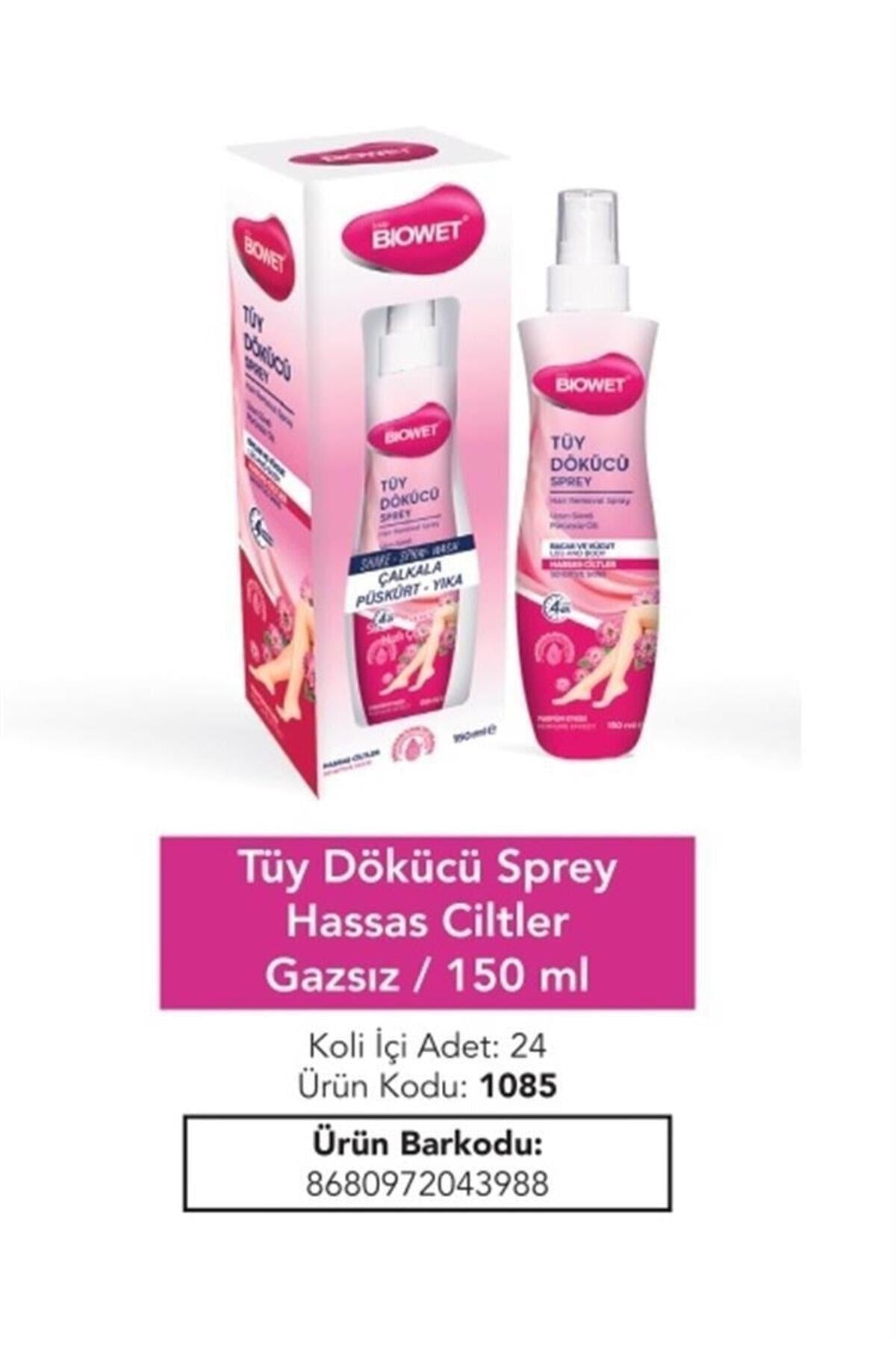 biowet Tüy Dökücü Sprey 150ml Hassas