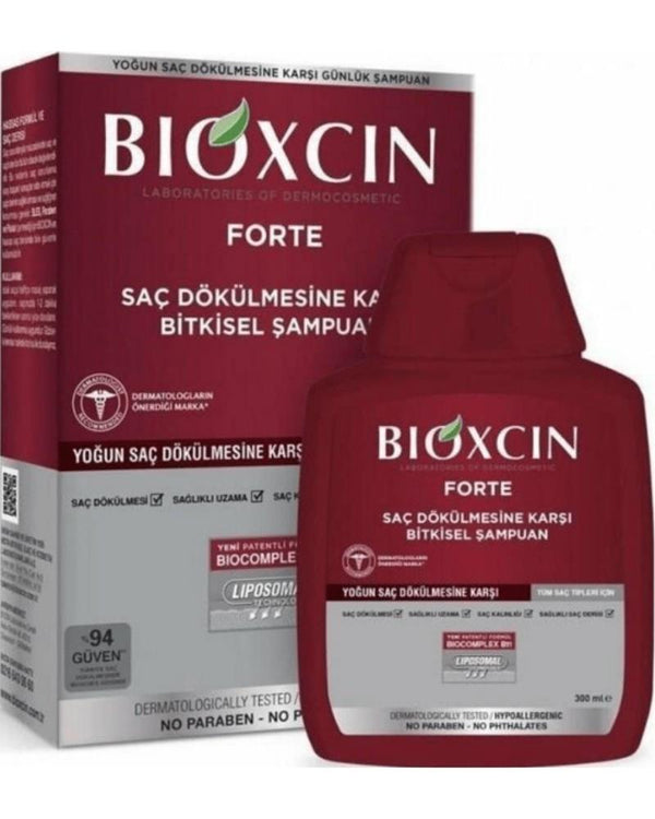 Bioxcin Forte 300 ml Şampuan - Yoğun Dökülme Şampuanı Tüm Saç Tipleri