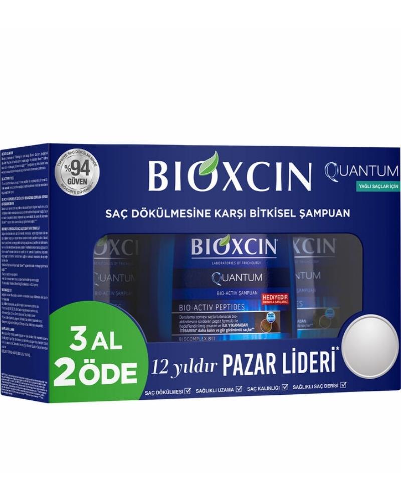 Bioxcin Quantum Yağlı Saçlar Şampuan 3 Al 2 Öde 3x300 ml Fiyatı