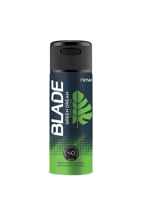 Blade ( KİL MASKESİ HEDİYE ) Blade Green Dream Erkek Deodorant 150ml ( 1 ADET )