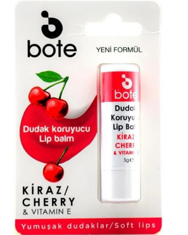 Bote Kiraz Aromalı Dudak Koruyucu Lip Balm 5 gr