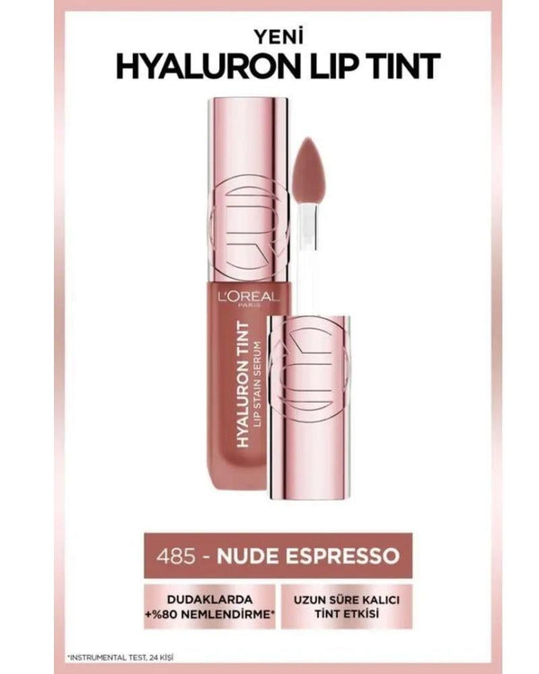 L'Oreal Paris Hyaluron Lip Tint Dudak Parlatıcı - 485 Nude Espresso