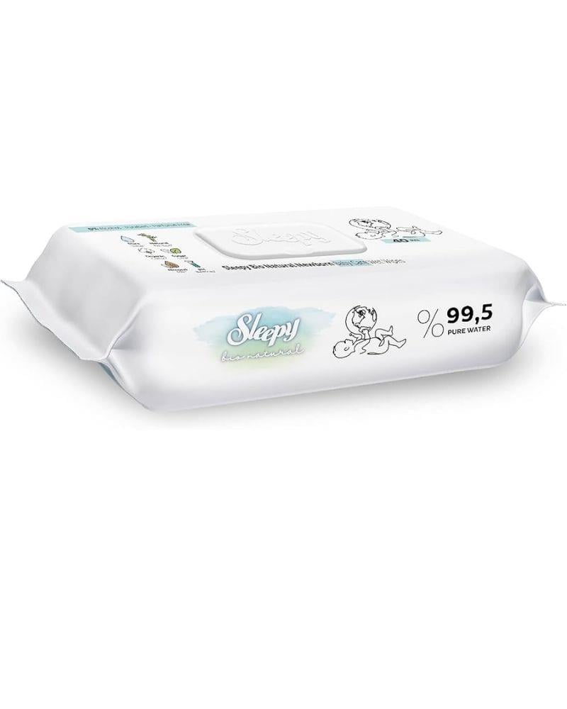 Sleepy Yenidoğan 40 Yaprak 3'lü Paket Islak Mendil