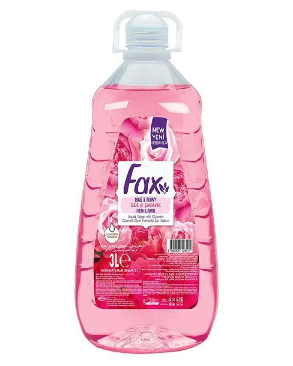 Fax Sıvı Sabun Gül ve Şakayık 3L