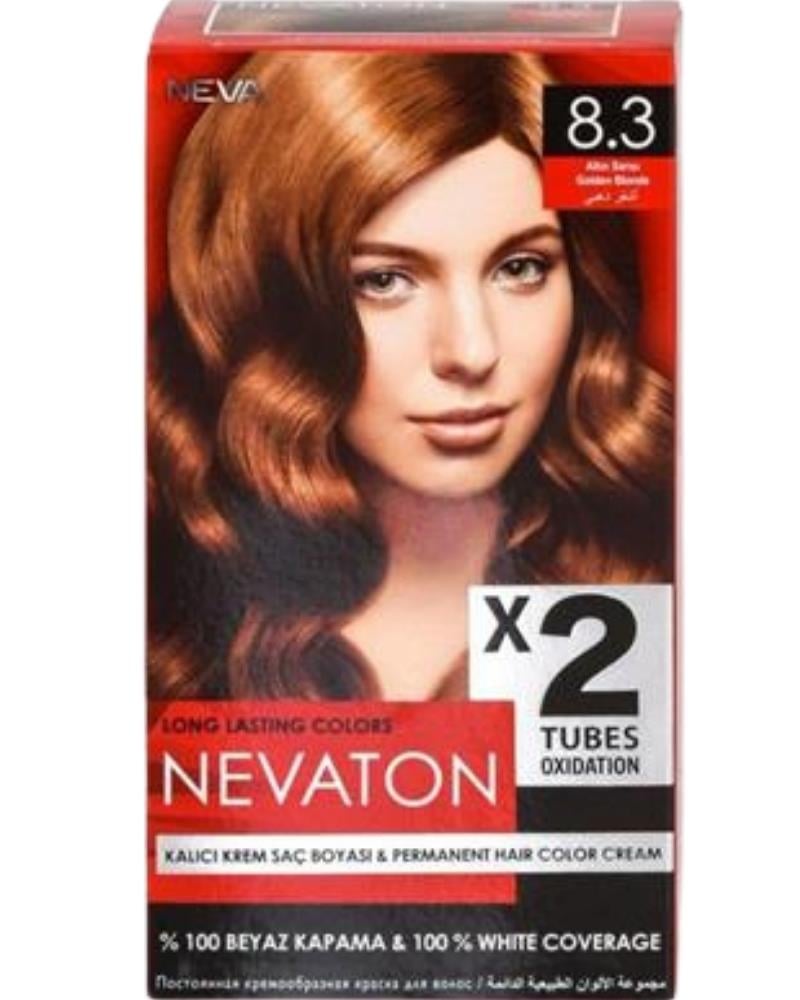 Nevaton 2 Li Saç Boyası 8.3 Altın Sarısı