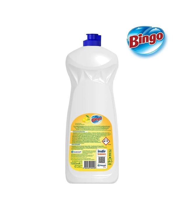 Bingo Elde Bulaşık Deterjanı Limon 1500 Ml