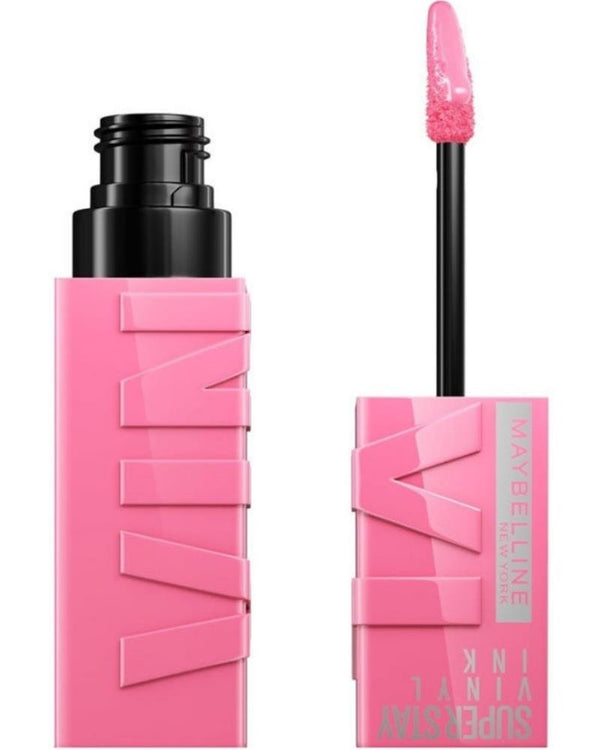 Maybelline New York Super Stay Vinyl Ink Uzun Süre Kalıcı Likit Parlak Ruj 155 Upbeat
