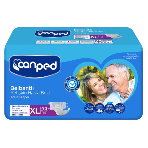 Canped Belbantlı Hasta Bezi Extra Büyük Boy Large 23 Adet Fiyatı