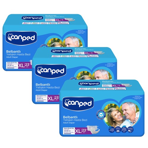 Canped Belbantlı Hasta Bezi Extra Büyük Boy Large 69 Adet Fiyatı