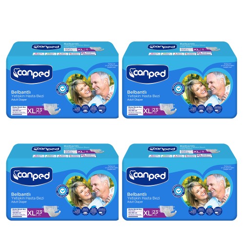Canped Belbantlı Hasta Bezi Extra Büyük Boy Large 92 Adet Fiyatı