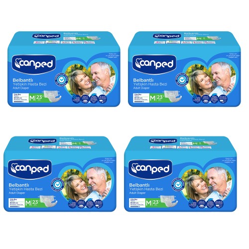 Canped Belbantlı Hasta Bezi Orta Boy Medium 92 Adet Fiyatı