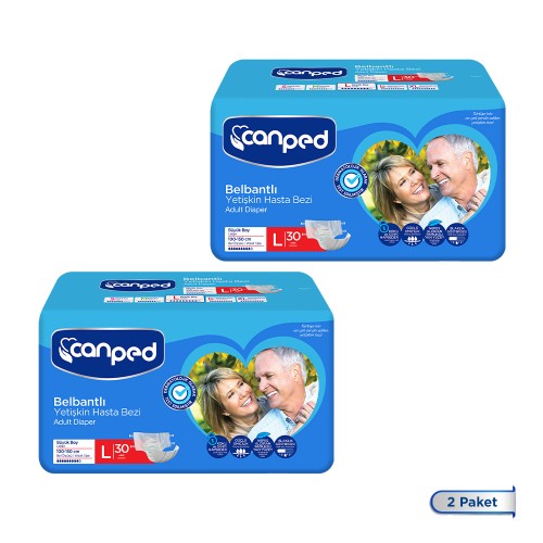 Canped Belbantlı Hasta Bezi Büyük Boy Large 60 Adett Fiyatı
