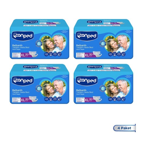 Canped Belbantlı Hasta Bezi Extra Büyük Boy L 120 li Fiyatı