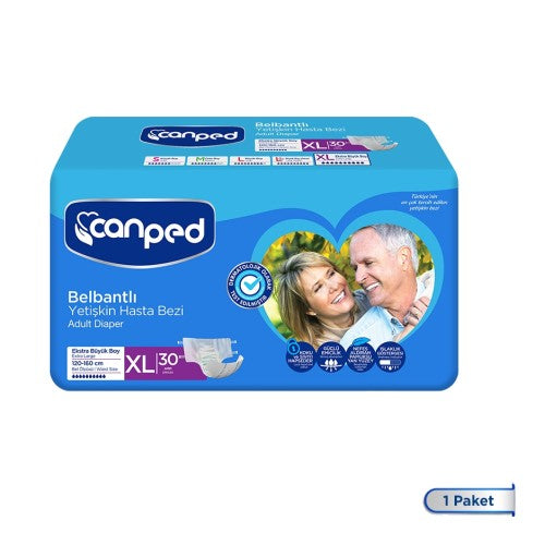 Canped Belbantlı Hasta Bezi Extra Büyük Boy Large 30 lu Fiyatı