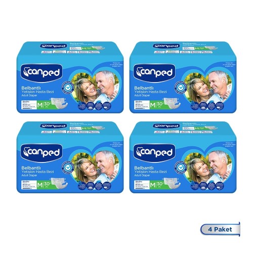 Canped Belbantlı Hasta Bezi Orta Boy Medium 120 Adet Fiyatı