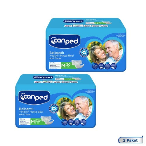 Canped Belbantlı Hasta Bezi Orta Boy Medium 60 Adet Fiyatı