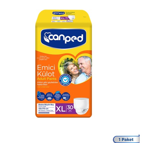 Canped Emici Külot Extra Büyük Boy Large 30 Adettt Fiyatı