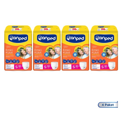 Canped Emici Külot Küçük Boy Smal S 30 lu x 4 Adet Fiyatı