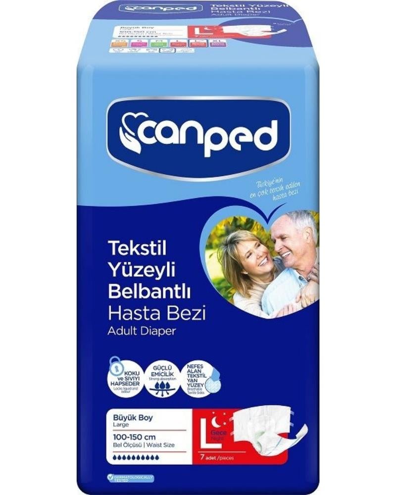 Canped Hasta Bezi Belbantlı Gece Büyük 7'li