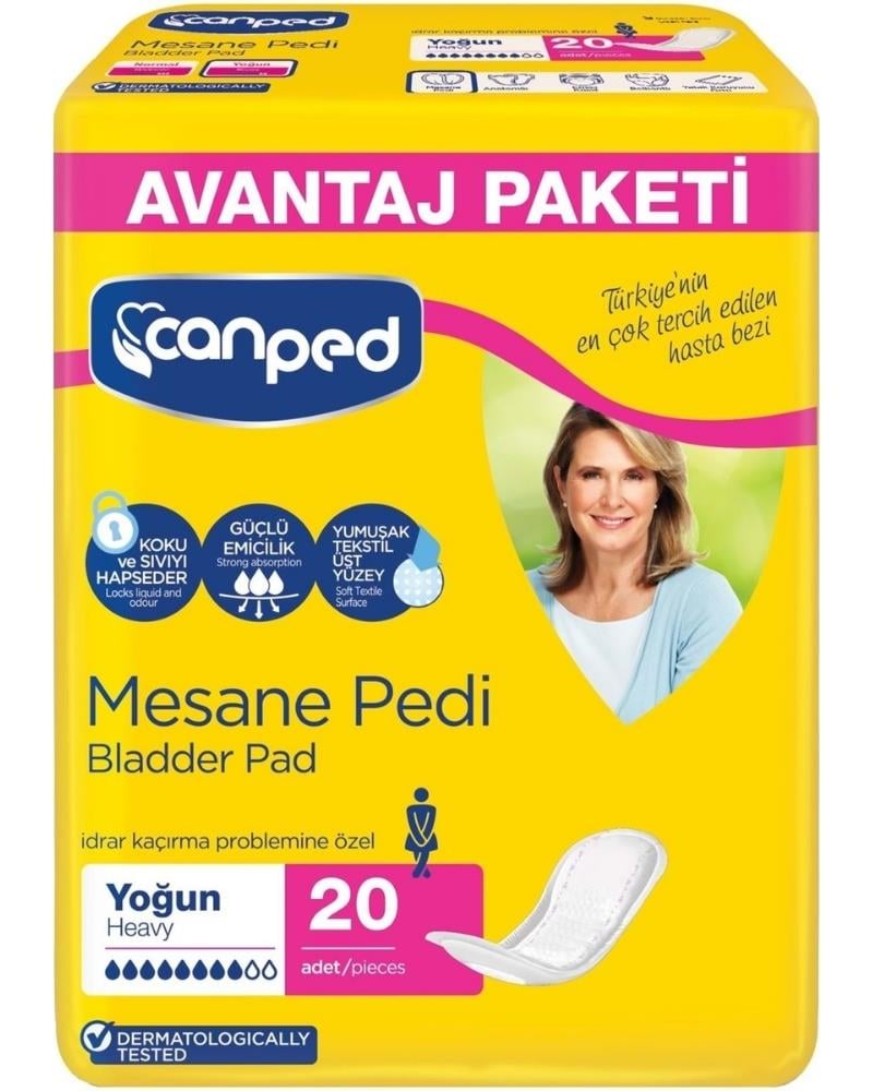 Canped Mesane Pedi Yoğun L Beden 20 Adet