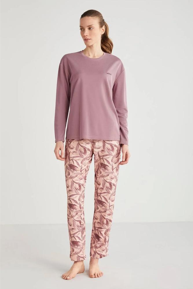 Catherine's 2626 Kadın Pijama Takımı Gülkurusu