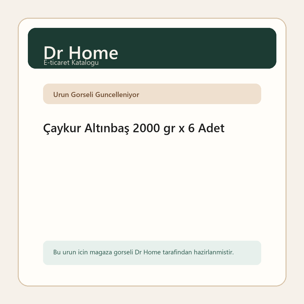 Çaykur Altınbaş 2000 gr x 6 Adet