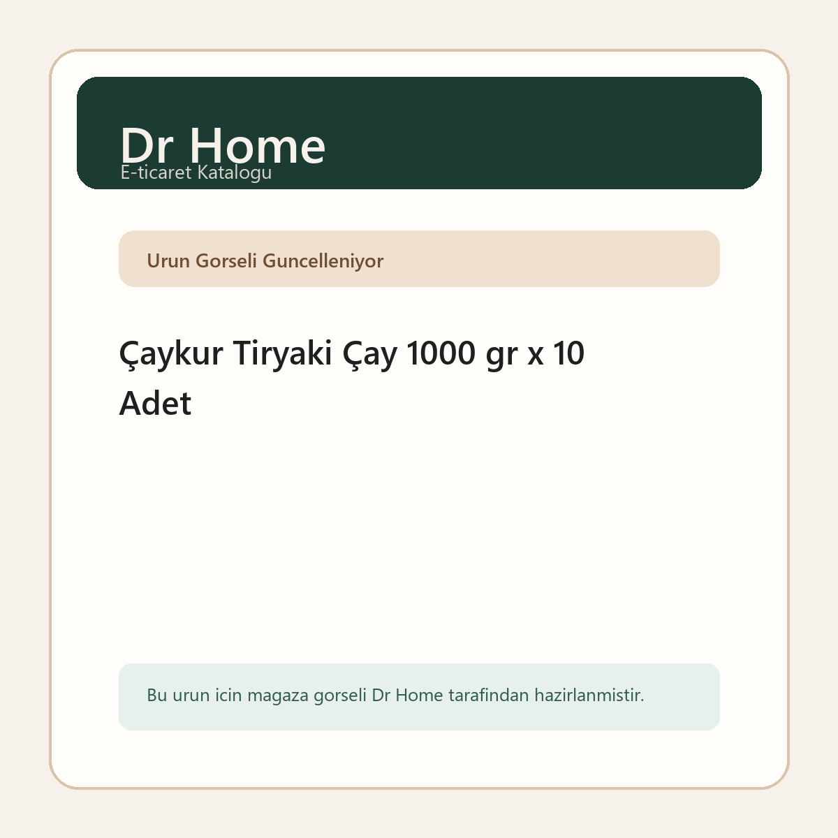 Çaykur Tiryaki Çay 1000 gr x 10 Adet