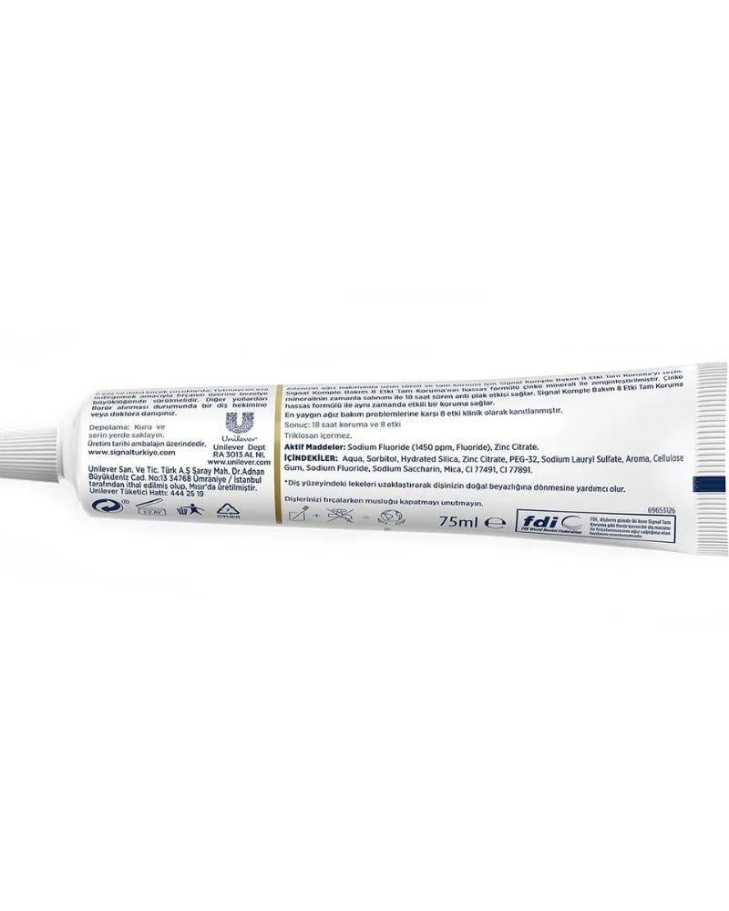 SIGNAL Diş Macunu 50 ml x 2'li Set – Komple Bakım 8