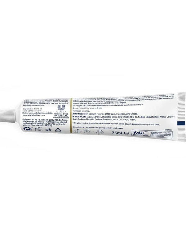 SIGNAL Diş Macunu 50 ml x 2'li Set – Komple Bakım 8